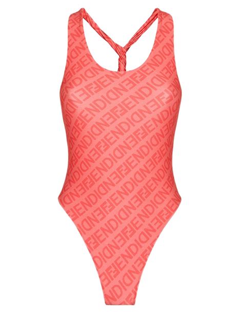 fendi prints on lycra one piece swimsuit|fendi lycra one piece swimsuit.